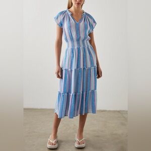 EUC! Rails Amellia Midi Dress/Kona Stripe, Size XS. Retails $255